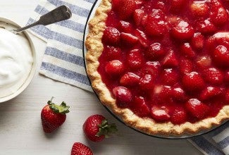 No-Bake Fresh Strawberry Pie