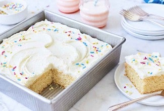 Vanilla Cake Pan Cake