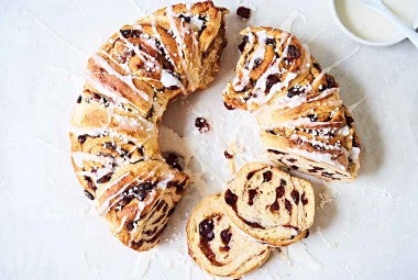 Cranberry-Vanilla Cinnamon Swirl Bread