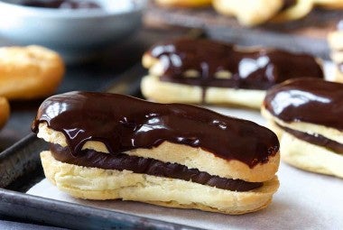 Dark Chocolate Eclairs