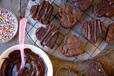 Chocolate Valentine Hearts