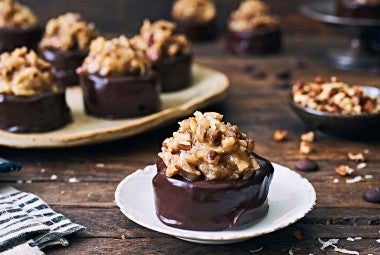 German Chocolate Mini Cakes