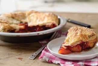 Rustic Raspberry-Peach Pie