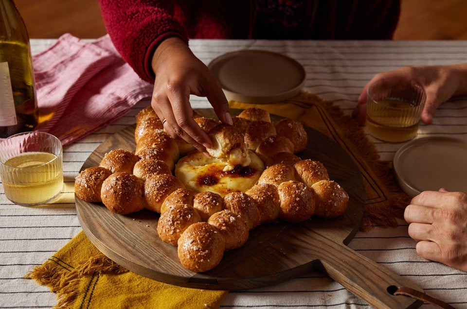 Rosemary-Scented Baked Brie Bread  - select to zoom