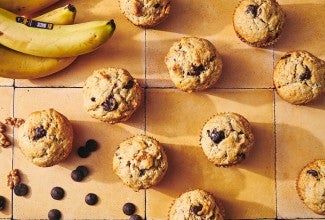 Banana Chocolate Chip Muffins 