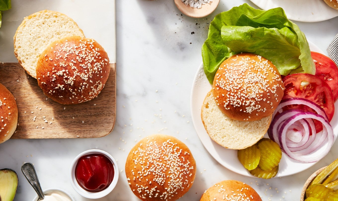 Beautiful Burger Buns