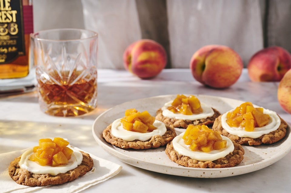 Bourbon and Brown Butter Peach Cookies - select to zoom