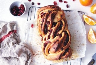 Cranberry-Orange Babka