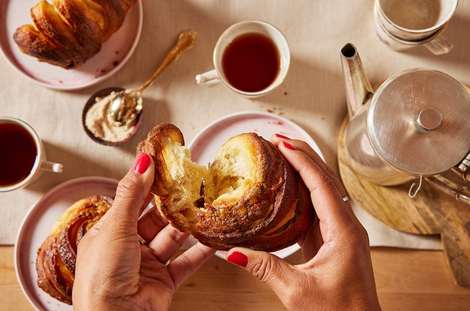 Faux-Laminated Maple Brioche Buns  - select to zoom