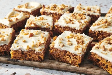 Gluten-Free Pumpkin Cake Bars 