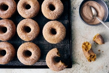 Gluten-Free Pumpkin Cake Doughnuts