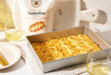 Gnocchi alla Romana (Semolina Gnocchi Gratin) 