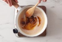 Brown butter being made on the stove top