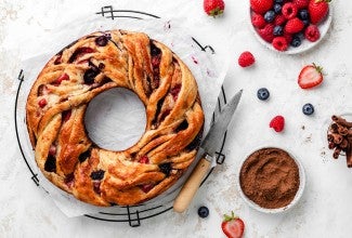 Joy's Triple Berry Cinnamon Swirl Bread