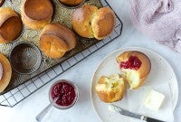 Popovers via @kingarthurflour