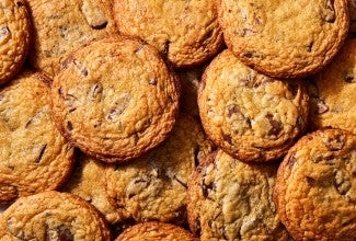 Supersized, Super-Soft Chocolate Chip Cookies 