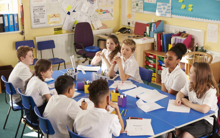 primary school oracy workshops students working together