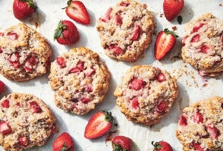 Strawberries & Cream Scones