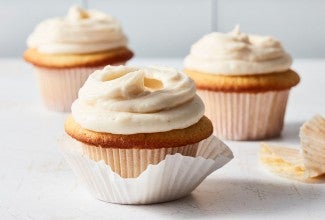 Ultra-Vanilla Cupcakes with Easy Vanilla Frosting